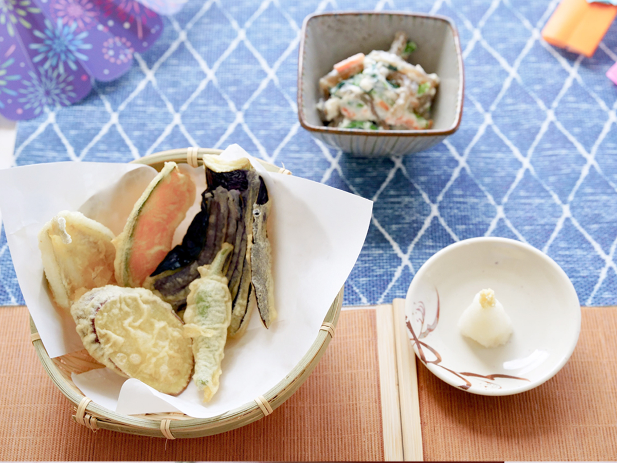 季節の彩り天ぷら～夏の恵み